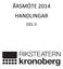 ÅRSMÖTE 2014 HANDLINGAR DEL II