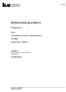 Matematisk grundkurs. Programkurs 6 hp Foundation Course in Mathematics TATA68 Gäller från: 2018 VT. Fastställd av. Fastställandedatum