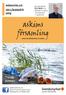 askims församling juli/augusti Trevlig sommar! Foto: Ingela Olander MÅNADSBLAD Eric Muhl som tillträder sin tjänst i församlingen 1 september.