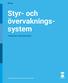 Styr- och övervakningssystem