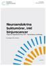 Neuroendokrina buktumörer, inkl binjurecancer Regional nulägesbeskrivning VGR Standardiserat vårdförlopp