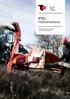 RELIABLE WOOD CHIPPING PTO PRODUKTKATALOG. Pålitliga maskiner designade för krävande användare