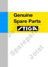 Genuine Spare Parts. Joist Spareparts. Joist