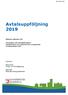 Avtalsuppföljning 2019