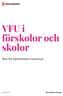 VFU i förskolor och skolor