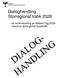 Dialoghandling Storregional trafik en konkretisering av Målbild Tåg 2035 inklusive storregional busstrafik