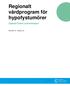 Regionalt vårdprogram för hypofystumörer