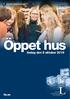 Skandinaviens nordligaste tekniska universitet Forskning & utbildning i världsklass. Öppet hus. tisdag den 8 oktober ltu.se