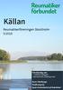 Källan. Reumatikerföreningen Stockholm 3:2018. Föreläsning om: - Trötthet (fatigue) - Benskörhet (Osteoporos)