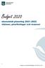 Budget 2020 ekonomisk planering visioner, prioriteringar och resurser
