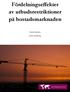 Fördelningseffekter av utbudsrestriktioner på bostadsmarknaden. Daniel Jahnson Jacob Lundberg