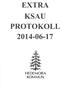 EXT KSAU PROTOKOLL 2014-06-17 HEDEMORA KOMMUN