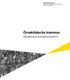 Revisionsrapport 2014 Genomförd på uppdrag av revisorerna Februari/mars 2015. Örnsköldsviks kommun. Granskning av årsredovisning 2014