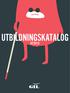 utbildningskatalog HT2015