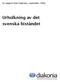 En rapport från Diakonia, september 2006: Urholkning av det svenska biståndet