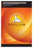 Investerarmemorandum Inbjudan till teckning av konvertibla skuldebrev Capillum Holding AB (publ) Sept 2012