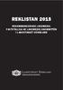 REKLISTAN 2015 REKOMMENDERADE LÄKEMEDEL FASTSTÄLLDA AV LÄKEMEDELSKOMMITTÉN I LANDSTINGET SÖRMLAND