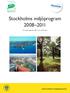 Stockholms miljöprogram 2008 2011