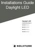 Installations Guide. Daylight LED