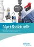 Nytt & aktuellt PUMPAR & PUMPSTATIONER UR VÅRT VVS-SORTIMENT FÖR ALLA BEHOV I OCH RUNT FASTIGHETEN