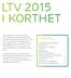 LTV 2015 i korthet. Innehåll