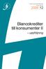 Blancokrediter till konsumenter II