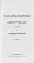 BERÄTTELSE. Finlands Landtdags Bankfullmäktiges. Landtdagens Bankutskott. för år 1918. till HELSINGFORS 1919,