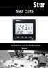 Sea Data. Installations och Användarmanual Svensk