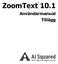 ZoomText 10.1. Användarmanual Tillägg