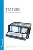 TM1800 Brytaranalysatorsystem