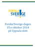 Forska!Sverige-dagen 15:e oktober 2014 på Uppsala slott