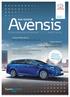 Avensis EN LÄNGE EFTERLÄNGTAD TJÄNSTEBILSNYHET PREMIÄR I JUNI 2015