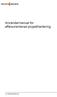 Användarmanual för affärsorienterad projekthantering