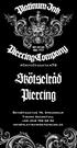 Skotselrad Piercing. #östgötagatan79. Östgötagatan 79, Stockholm T-bana Skanstull +46 (0)8 702 06 54 info@platinuminkpiercing.se