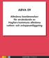 ABVA 09 Allmänna bestämmelser för användande av Hagfors kommuns allmänna vatten- och avloppsanläggning H A G F O R S