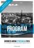 program Business Arena stockholm 2015 16-17 SEPTEMBER STOCKHOLM WATERFRONT CONGRESS CENTRE kunskap och inspiration Nätverkande,