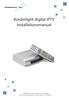 Borderlight digital IPTV Installationsmanual