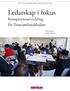 Ledarskap i fokus Kompetensutveckling för Trossamfundsledare