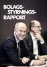 BOLAGS- STYRNINGS- RAPPORT