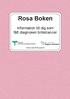 Rosa Boken. Information till dig som fått diagnosen bröstcancer. Västra sjukvårdsregionen