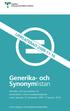 Generika- och Synonymlistan