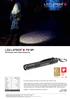 LED LENSER * LED LENSER * P2 BM. Minilampan med snabb fokusering. Creating New Worlds of Light