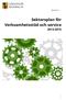 Sektorsplan för Verksamhetsstöd och service 2013-2015