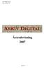 Arkiv Digital AD AB Org.nr. 556688-7633. Årsredovisning 2007. Sida 1 av 15