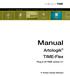 Manual. Artologik TIME-Flex. Plug-in till TIME version 3.1. Artisan Global Software