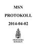 MSN PROTOKOLL 2014-04-02 HEDEMORA KOMMUN
