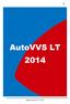 AutoVVS LT 2014. Manual AutoVVS LT 2014