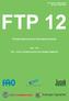 FTP 12. Försäkringsbranschens tjänstepensionsplan FAO - FTF. FAO - Jusek, Civilekonomerna och Sveriges Ingenjörer