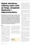 på långa, okopplade löpskovlar i För lågtrycksturbiner 4 ABB Tidning 5/1997