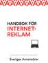 HANDBOK FÖR INTERNET- REKLAM